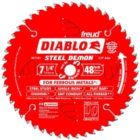 Freud Diablo 7-1/4" x 48 Tooth Steel Demon Ferrous Metal Cutting Circular Saw Blade with 5/8" Arbor