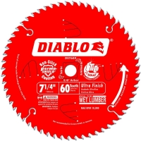 Freud Diablo 7-1/4" x 60 Teeth Ultra Finish Circular Saw Blade