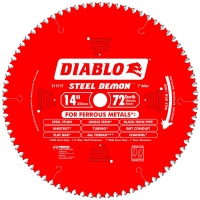 Steel Demon Ferrous Metal Cutting Circular Saw Blade (14" x 72 Tooth)