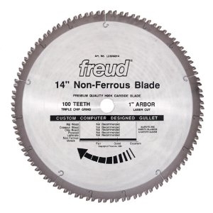 Freud Tools LU89M014 Freud 14 Non-Ferrous Metal Cutting Saw Blade 1 Arbor