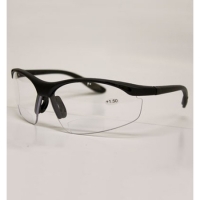 Mag Readers 30mm Clear Bifocal 1.50 Diopter Hard Coat Lens Safety Glasses