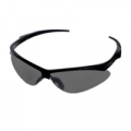 Anser Gray Anti-Scratch Coat Semi-rimless Safety Glasses (black frame)