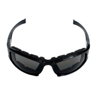 Cefiro Gray Anti-fog Anti-scratch Full Frame Safety Eyewear with Detatchable Temples