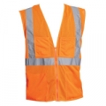 Hi-Visibility ANSI Class 2 Mesh Vest with Contrast Tape Medium (Orange)