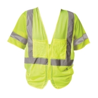 Hi-Visibility ANSI Class 3 Mesh Vest with Contrast tape 2X-Large (yellow)