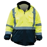 Hi Visibility ANSI Class 3 Rip Stop Bomber Jacket 2X-Large (yellow)