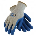 G-Tek Force T/C Liner with Blue Latex Crinkle Finish Coated Gloves Large