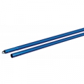 Blue Anodized Aluminum Swaged Button Handle (6 Feet)