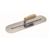 Carbon Steel Pool Trowel with Long Shank (14"x4")