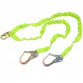 Dual Leg Energy Absorbing Lanyard with Rebar Hooks - 6 Feet