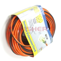 3-Conductor 300V SJTW Extension Cord with Lighted Ends - 14 Guage 100'