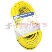 3-Conductor 300V SJTW Extension Cord with Lighted Ends - 12 Guage 50'