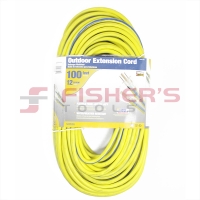 3-Conductor 300V SJTW Extension Cord with Lighted Ends - 12 Guage 100'