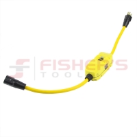 GFCI 15AMP Single Tap Power Cord - 2'