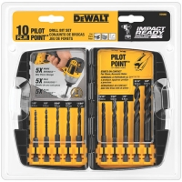 Impact Ready Pilot Point Bit 10pc Set