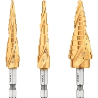 Impact Ready Titanium Step Drill Bit 1/8" - 1/2"