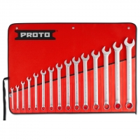 12-Point Satin Combination 15-Piece Wrench Set