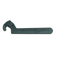 Adjustable Hook Spanner Wrench 3/4" - 2"